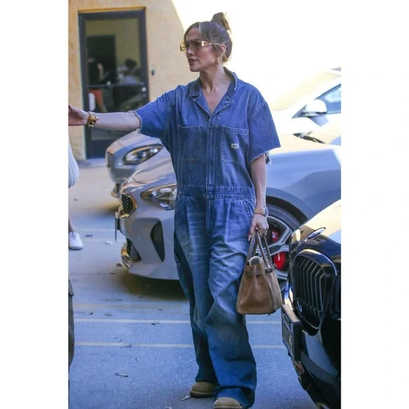 💕 R13 Debbie short sleeve coverall in Windsor blue size S JLo jumpsuit onesie - Picture 2 of 13